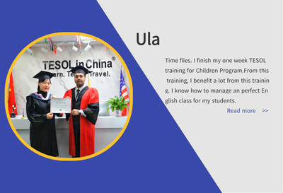 Time flies. I finish my one week TESOL training for Children Program.From this training, I benefit a lot from this training. I know how to manage an perfect English class for my students.