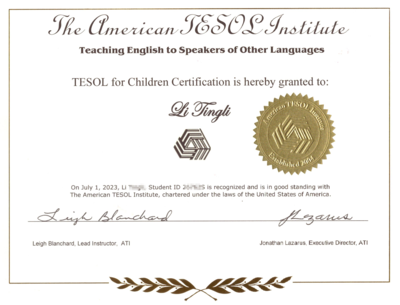 TESOL for Children Program