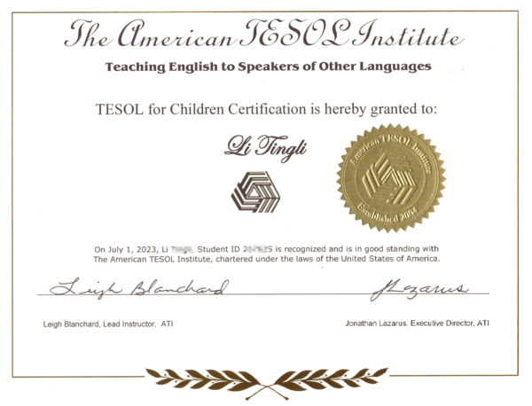 TESOL for Children Program